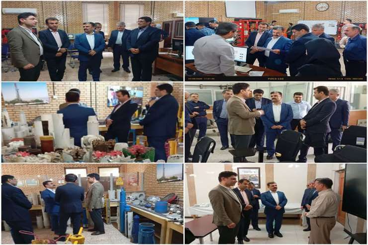 بازدید معاون آموزش سازمان آموزش فنی و حرفه‌ای کشور از مرکز آموزش جوارکارگاهی شرکت ملی حفاری ایران 